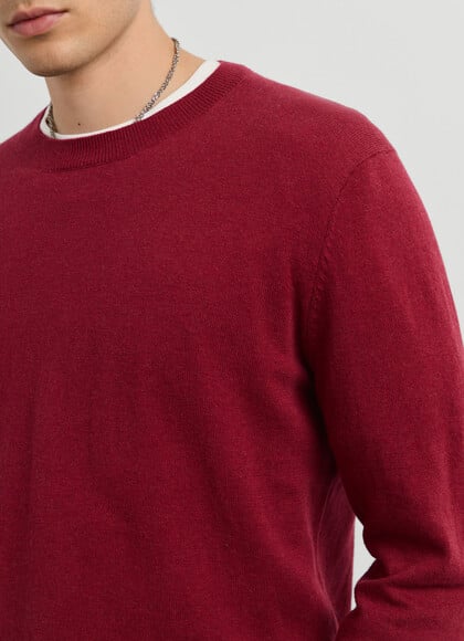 REGULAR FIT CREW NECK KNIT JUMPER