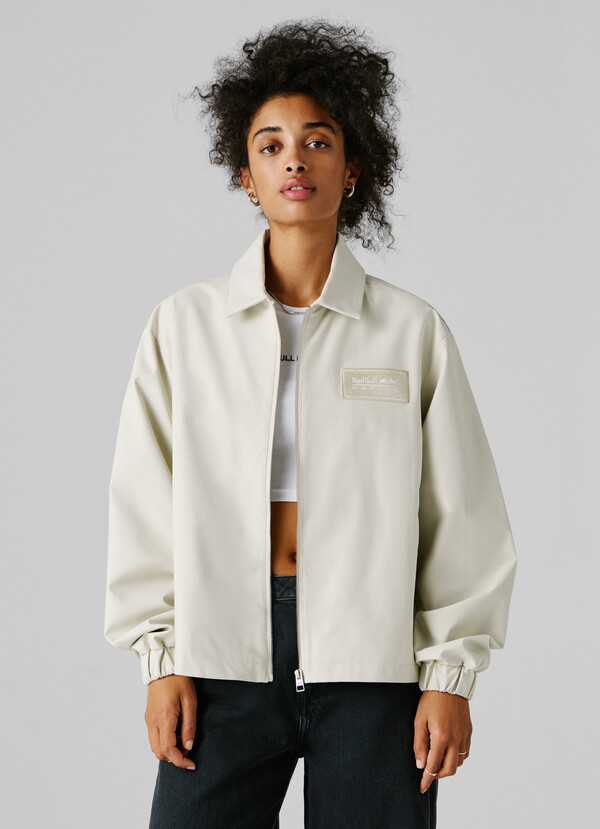 CANVAS BOMBER JACKET