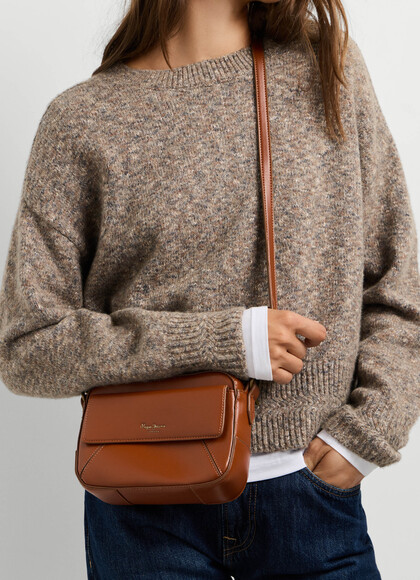 LEATHER EFFECT HANDBAG