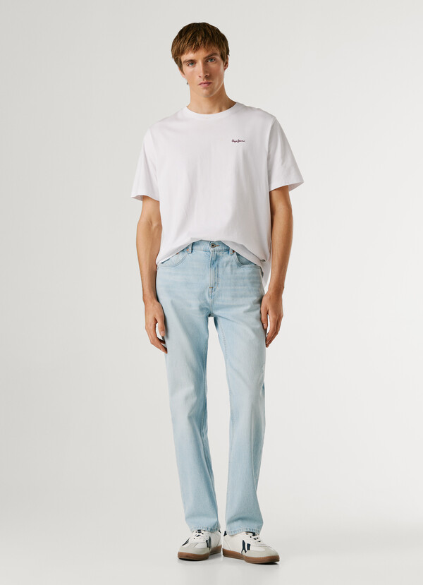 STRAIGHT FIT MID-RISE JEANS - BYRON