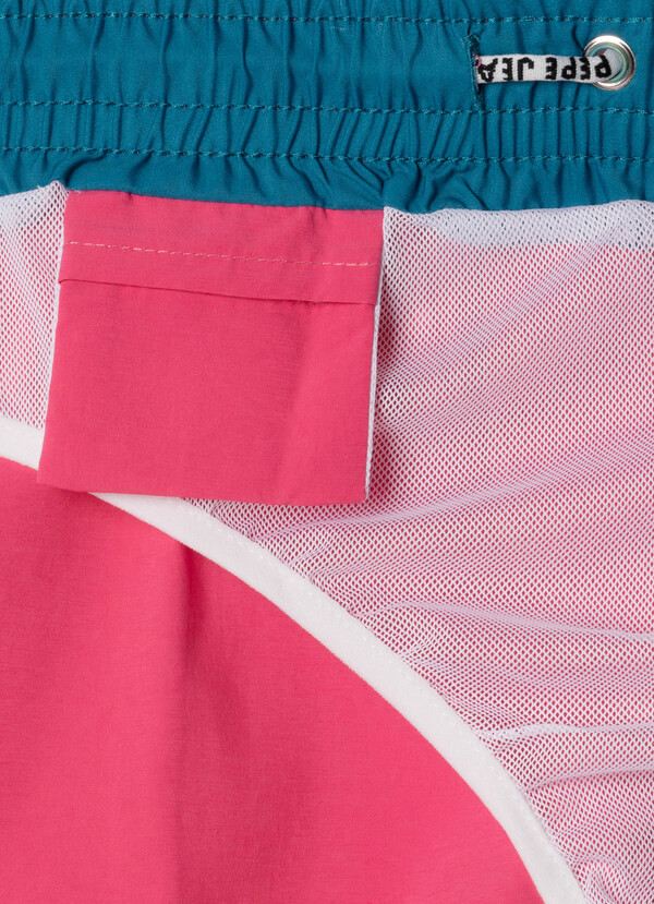 PRINTED LOGO SWIM SHORTS