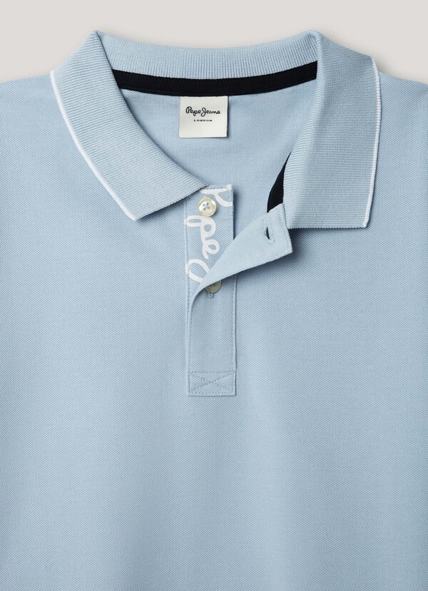 REGULAR FIT PIQU&Eacute; POLO