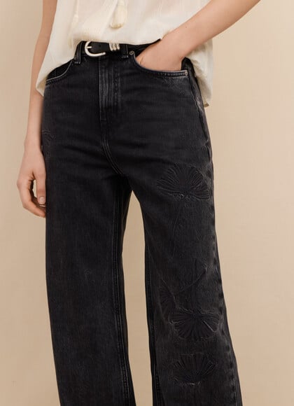 HIGH-RISE STRAIGHT FIT JEANS - EDEN