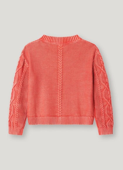 RELAXED FIT CABLE KNIT JUMPER