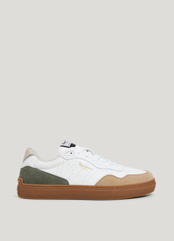 CAMDEN - ZAPATILLAS PIEL CON DETALLES EN ANTE 