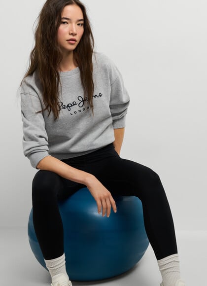 CREW NECK LOGO SWEATSHIRT