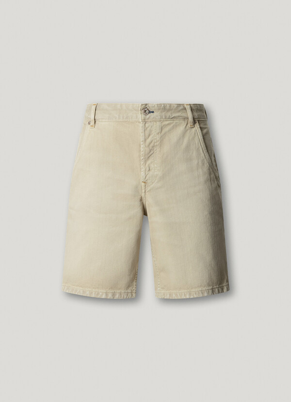 LOOSE FIT TWILL SHORTS