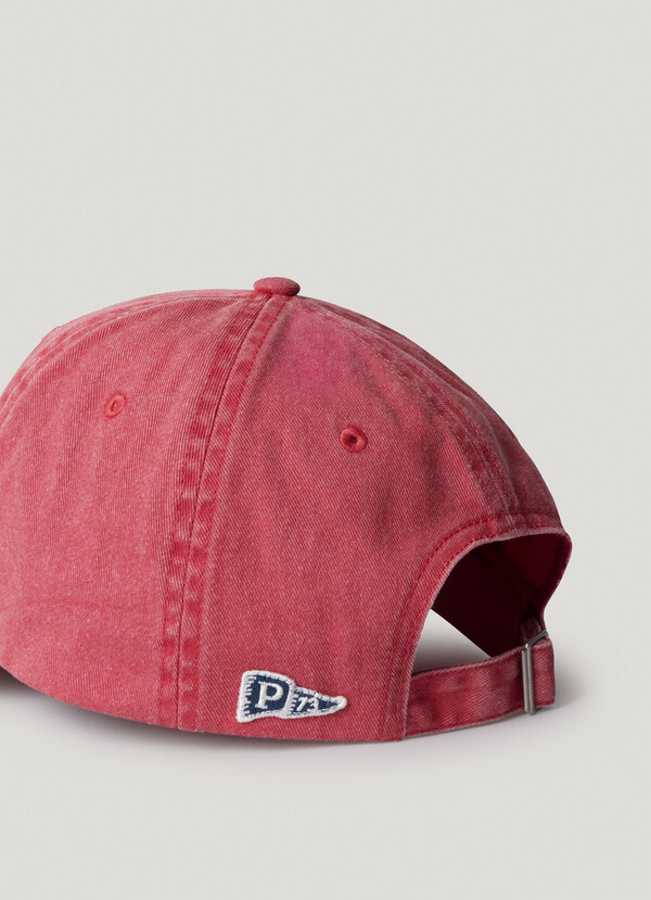 EMBROIDERED LOGO TWILL CAP
