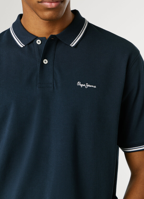 REGULAR FIT PIQU&Eacute; POLO