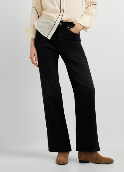 LEXA - HIGH-RISE STRAIGHT FIT JEANS