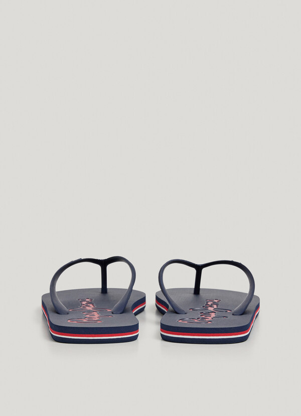 THREE-POINT BEACH FLIP FLOPS WITH LOGO