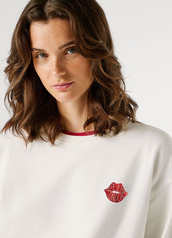 CREW NECK LOGO SWEATSHIRT