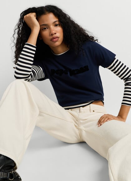 RETRO LOGO PRINT T-SHIRT
