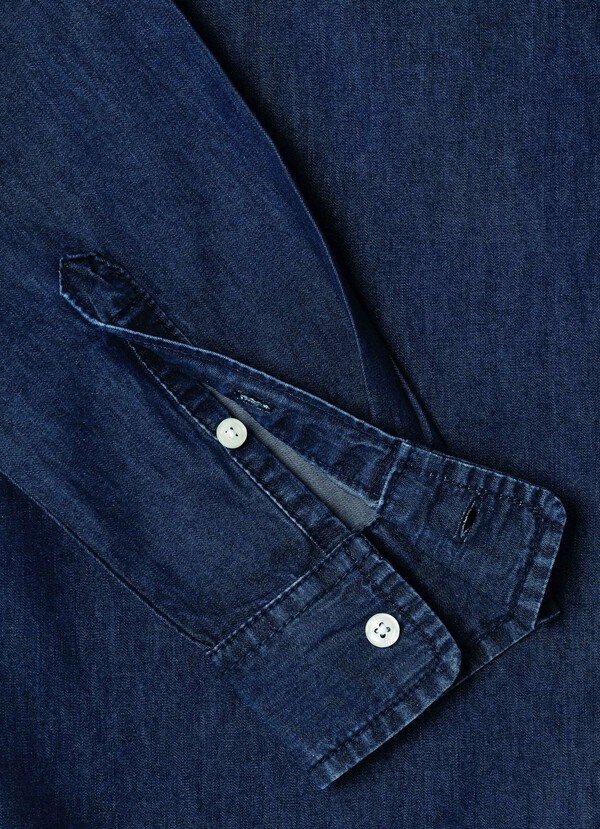 SLIM FIT DENIM SHIRT