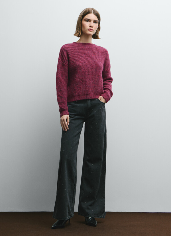 V-NECK KNIT JUMPER
