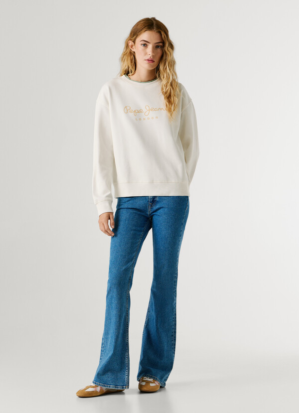 CREW NECK LOGO SWEATSHIRT