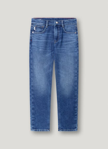 CASHED - STRAIGHT FIT MID-RISE JEANS