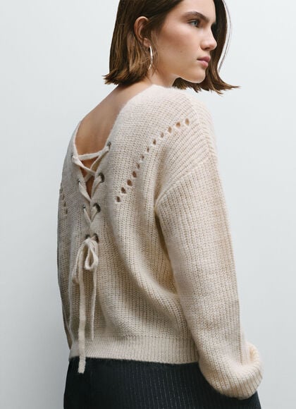 V-NECK KNIT JUMPER