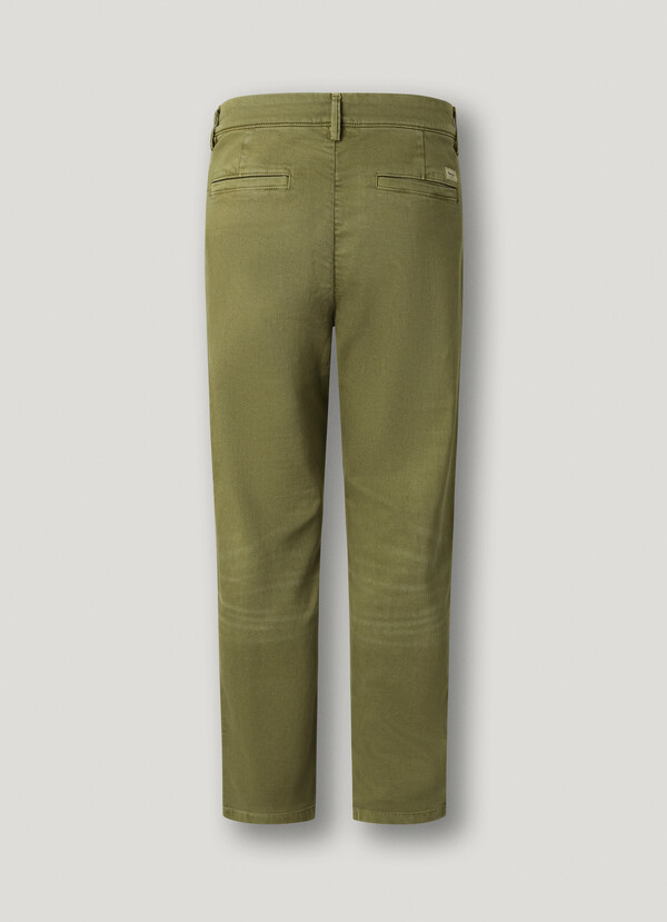 TAPERED FIT CHINO TROUSERS