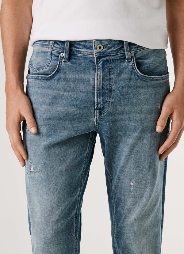 TAPER FIT MID-RISE JEANS - STANLEY