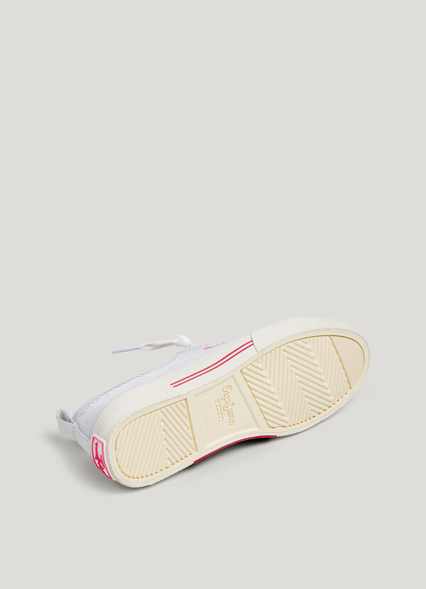 METALLIC STRIPED CLASSIC TRAINERS - KENTON