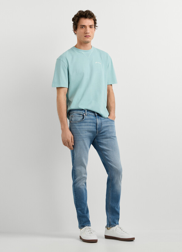 TAPER FIT MID-RISE JEANS - STANLEY