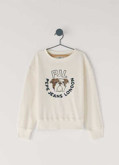 RELAXED FIT CREW NECK SWEATSHIRT