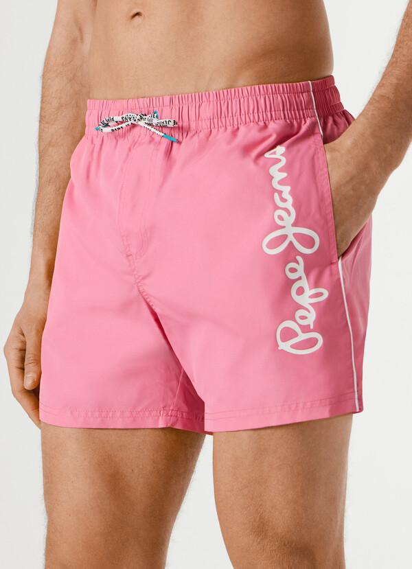 PRINTED LOGO SWIM SHORTS