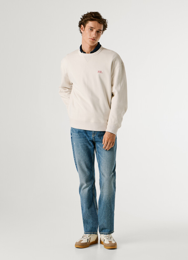 RELAXED FIT CREW NECK SWEATSHIRT