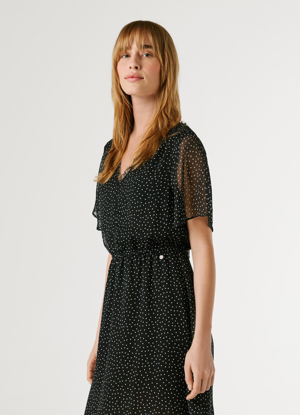 POLKA DOT MINI DRESS