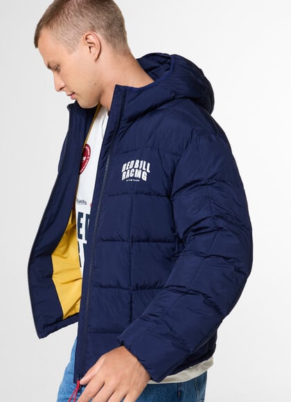 HOODED PADDED PUFFER JACKET