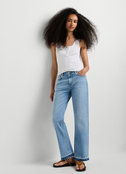 MID-RISE STRAIGHT FIT JEANS - ARROW