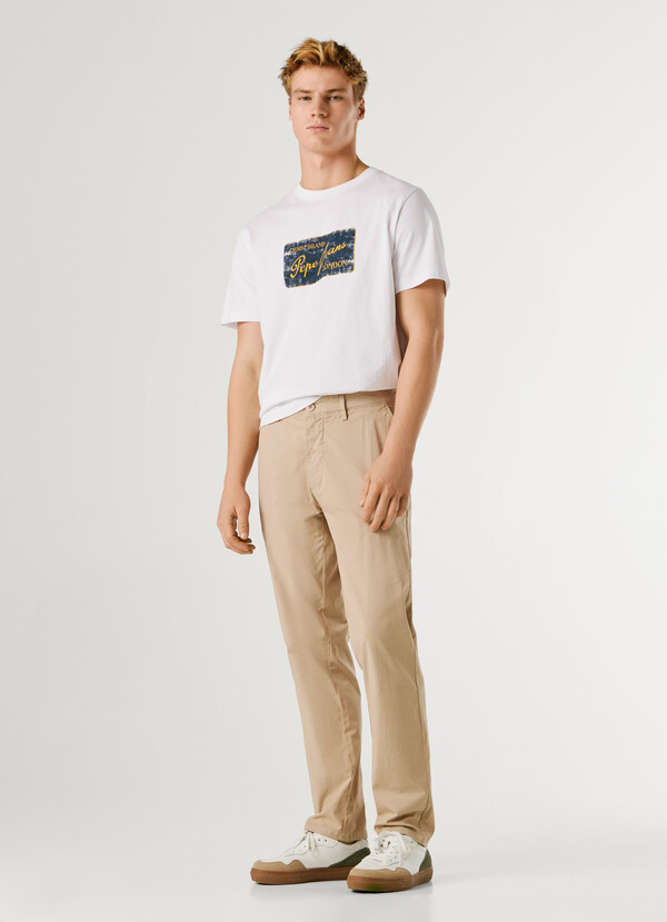 SLIM FIT CHINO TROUSERS