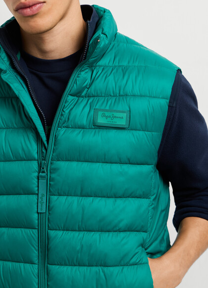 PADDED HIGH NECK GILET