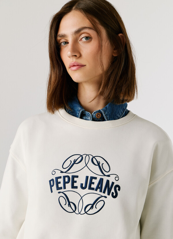 CREW NECK LOGO SWEATSHIRT