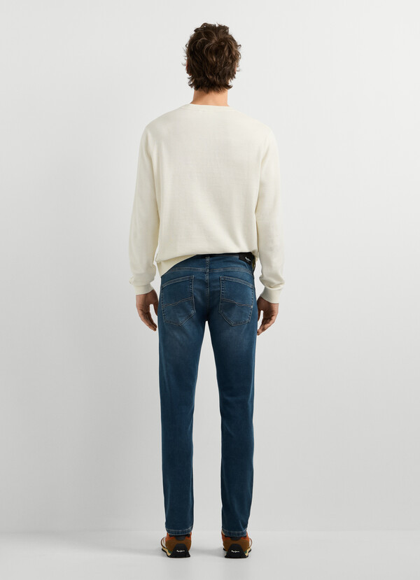 SLIM FIT MID-RISE JEANS - TRACK