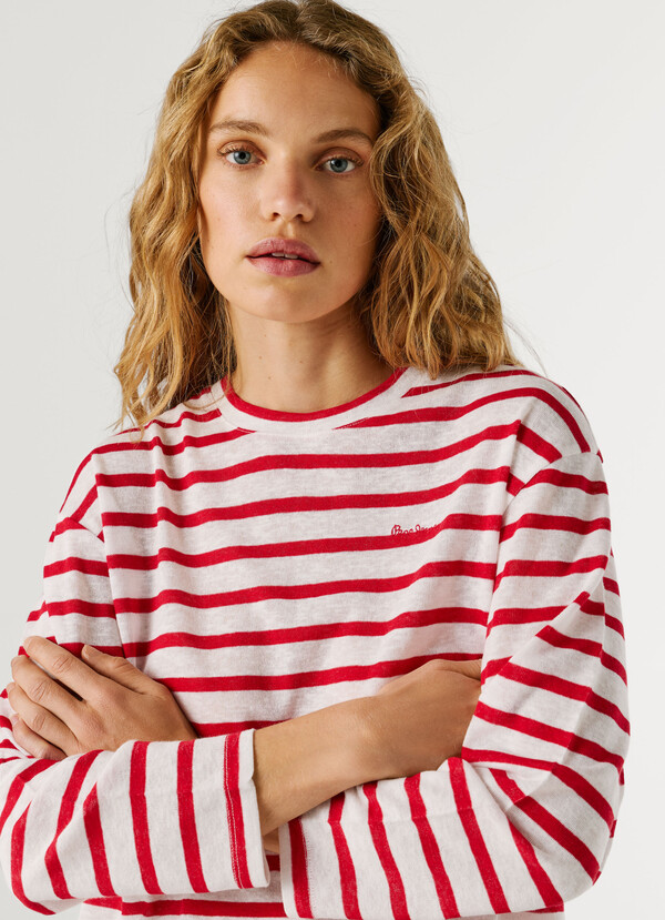 LONG SLEEVE STRIPED T-SHIRT