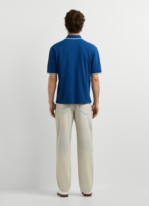 REGULAR FIT PIQU&Eacute; POLO