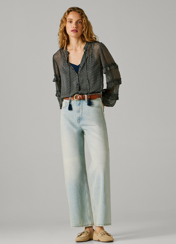 LEXA- HIGH-RISE STRAIGHT FIT JEANS
