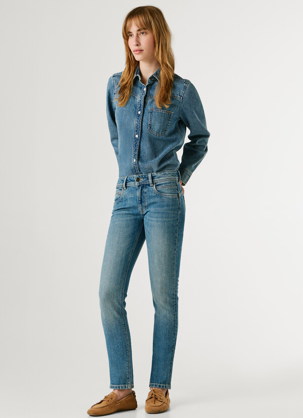 ICONIC BROOKE - LOW-RISE SLIM FIT JEANS
