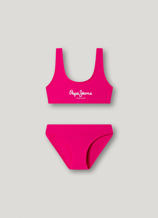 PRINTED LOGO BIKINI