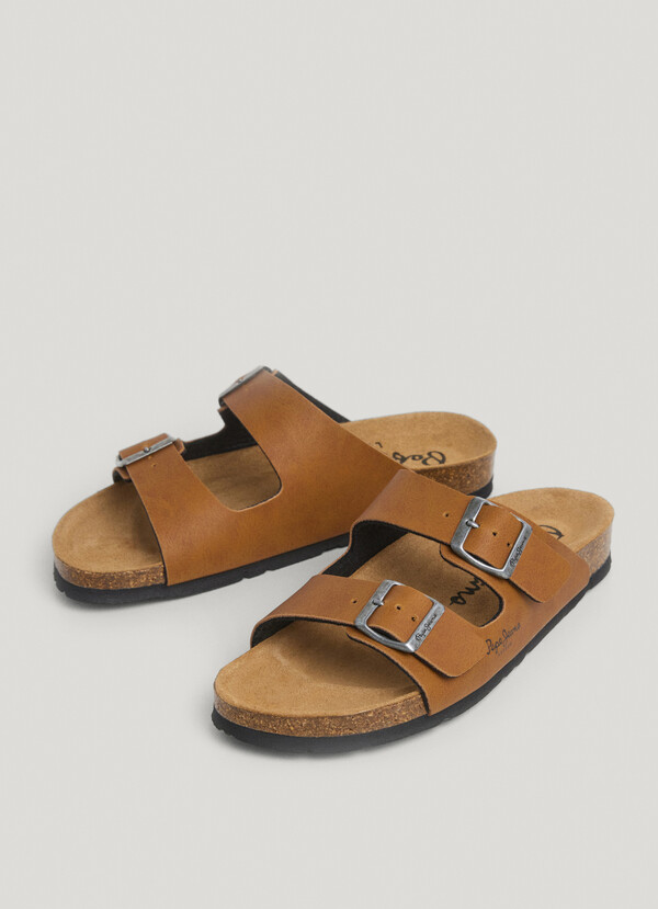 SANDALS WITH DOUBLE BUCKLE