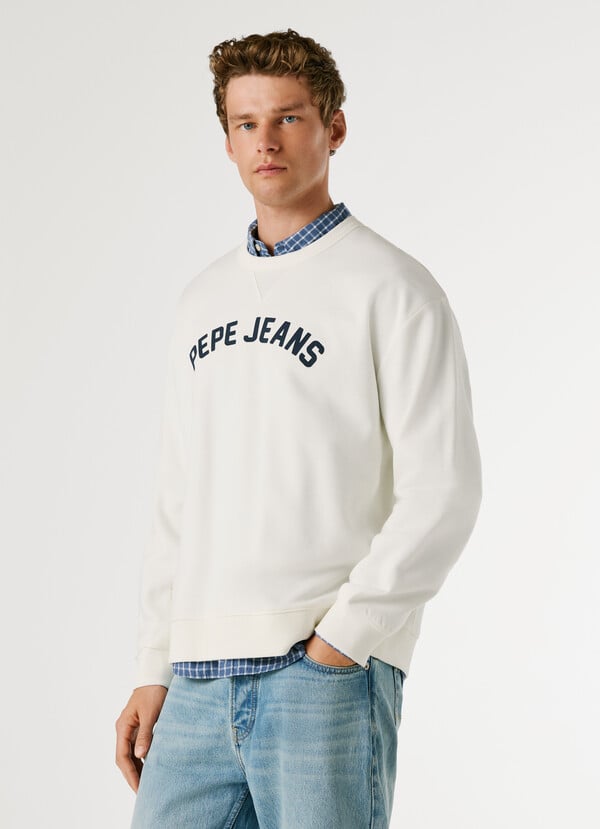 CREW NECK LOGO SWEATSHIRT