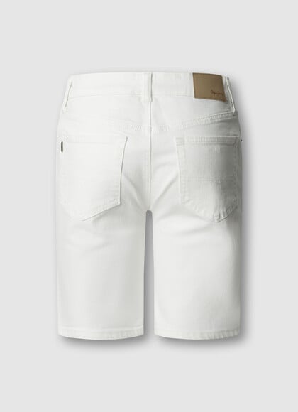 SLIM FIT DENIM SHORTS