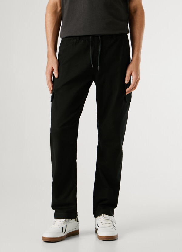 SLIM FIT CARGO TROUSERS