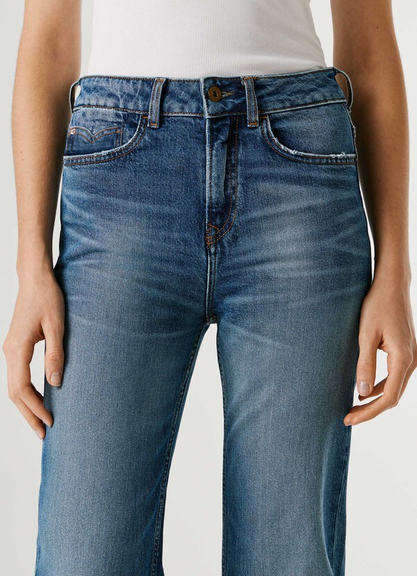 HIGH-RISE FLARE FIT JEANS - WILLA