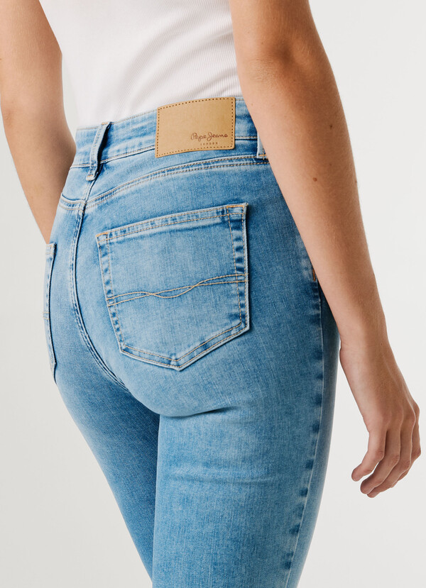MID-RISE SKINNY FIT JEANS - REGENT