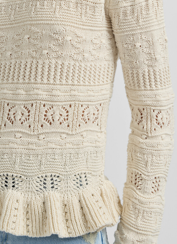 CREW NECK MOULIN&Eacute; JUMPER