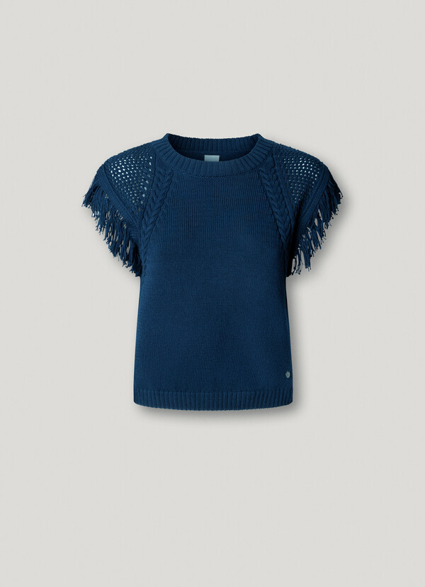 CREW NECK KNIT WAISTCOAT