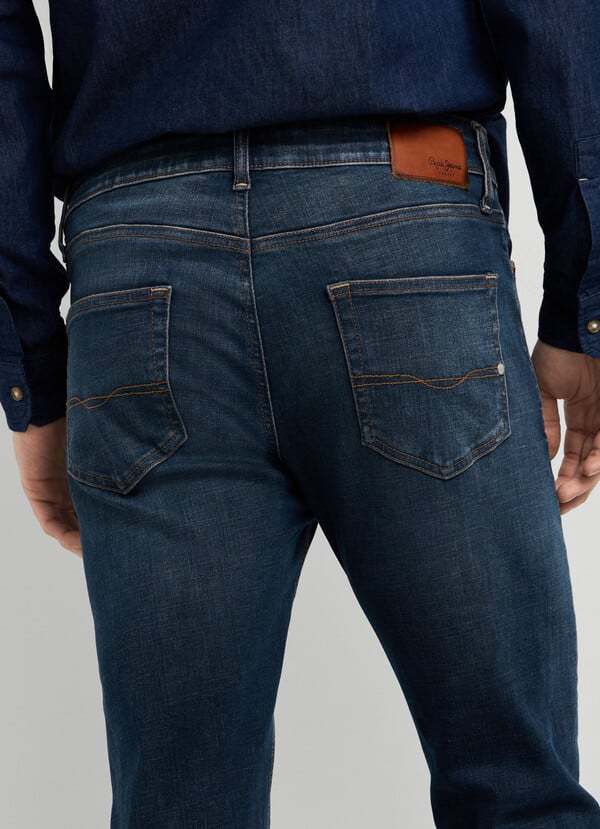 FINSBURY - SKINNY FIT MID-RISE JEANS